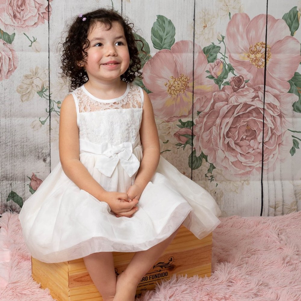 BCBG Girls White Toddler Dress